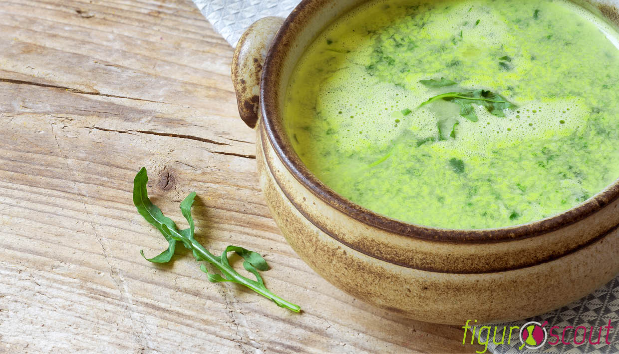 Kartoffelsuppe mit Rucola und Knoblauch - Sportwelt Rosbach